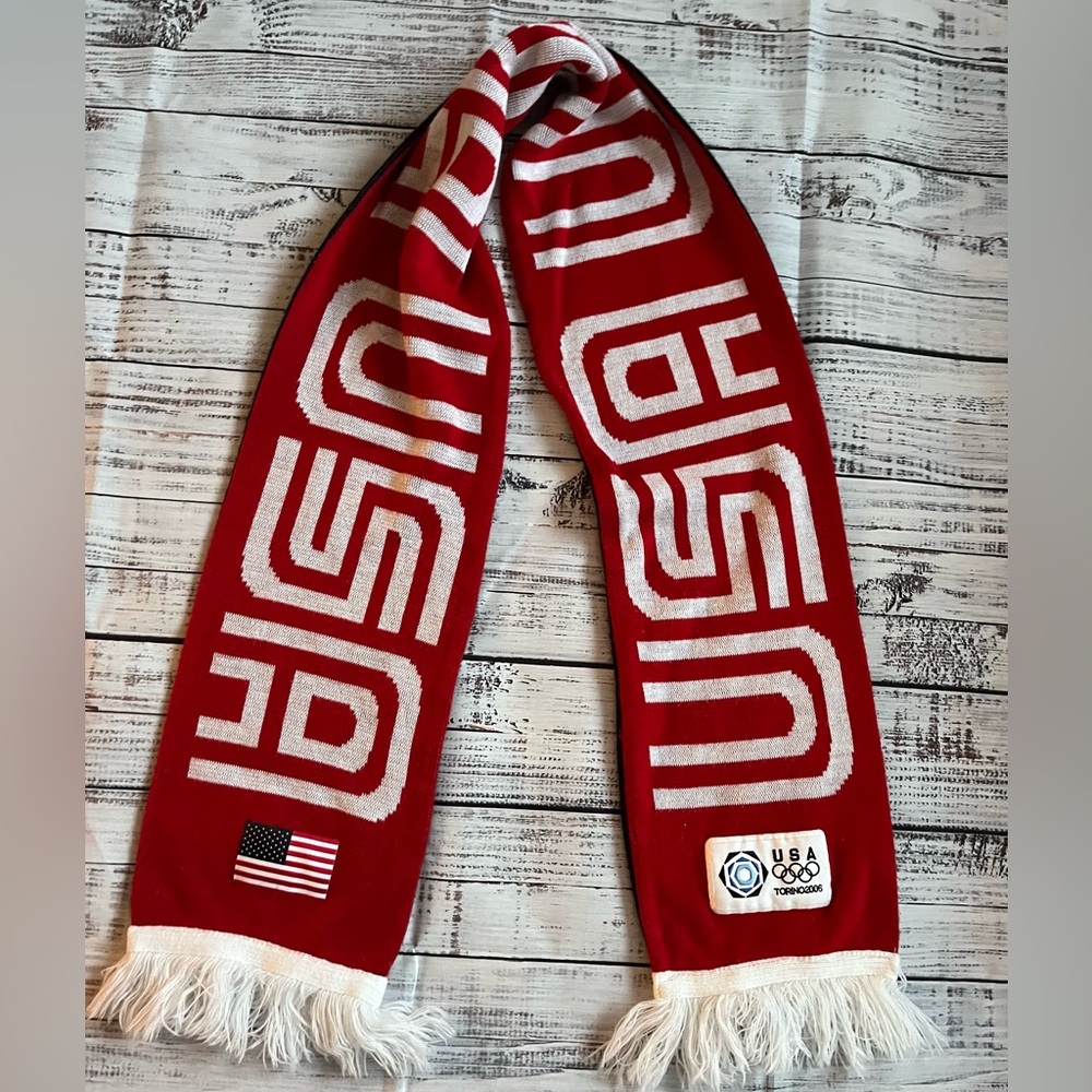 USA 2006 Torino Olympics scarf